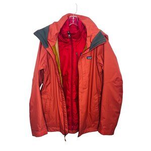 Patagonia Orange and Red Ski Jacket